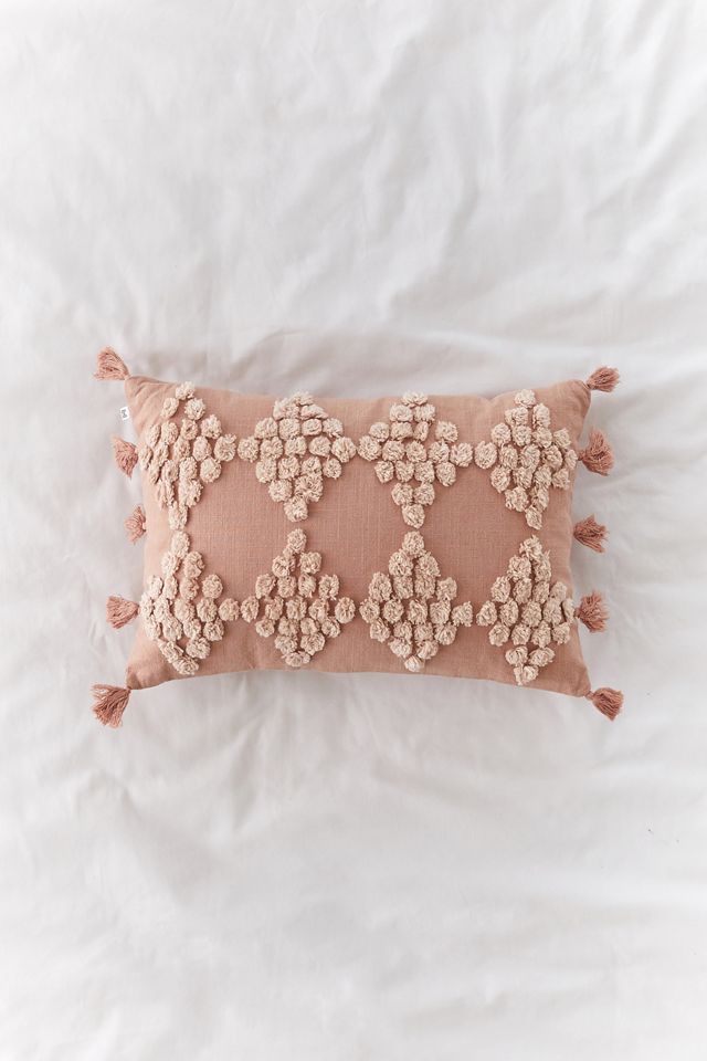 Tufted Geo Bolster Pillow | Urban Outfitters (US and RoW)