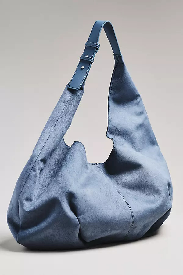 Large Faux-Suede Slouchy Tote | Anthropologie (US)