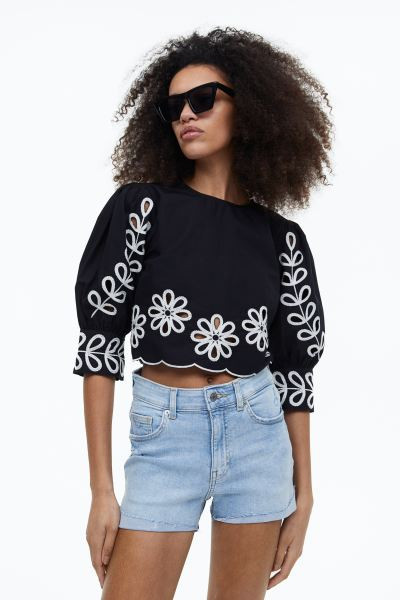 Slim Regular Denim Shorts | H&M (US + CA)