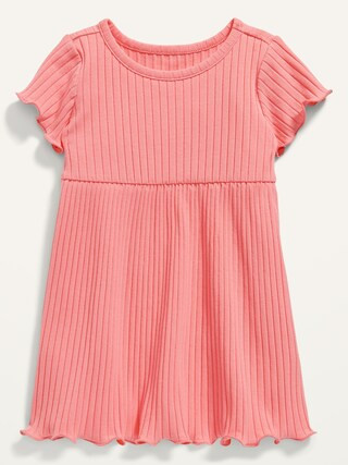 Short-Sleeve Rib-Knit Dress for Baby | Old Navy (US)