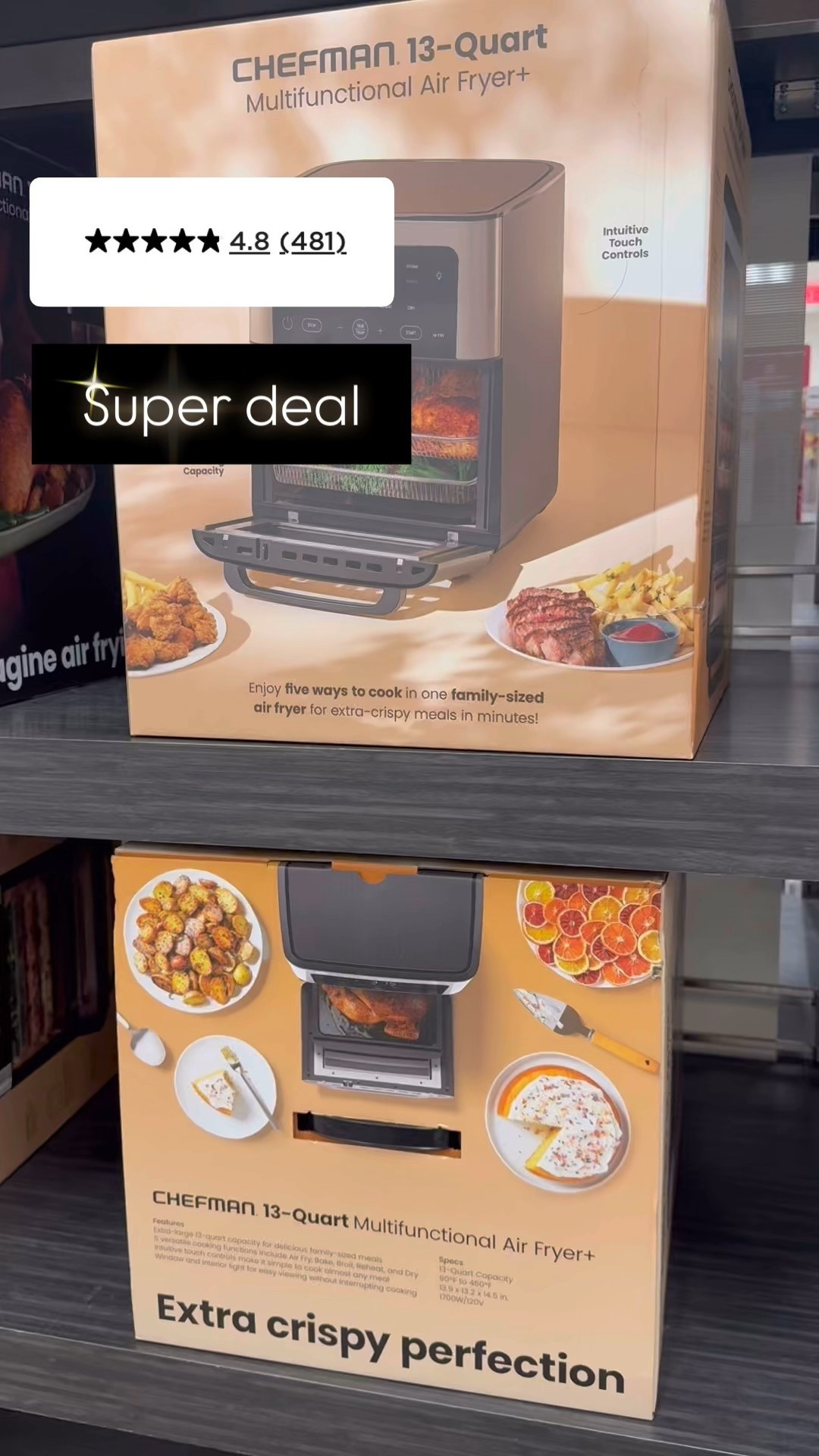 Highly rated air fryer on a major deal 🙌 This is one of those kitchen essentials everyone loves — perfect for quick weeknight meals, healthier frying, and crispy results without the oil. Makes an amazing practical gift or an upgrade for your own kitchen while the price is too good to pass up.

Order online pick up in store, highly rated air fryer, air fryer on sale, best air fryer deal, air fryer major discount, kitchen appliance sale, small kitchen appliance deals, healthy cooking air fryer, easy weeknight meals appliance, air fryer gift idea, practical kitchen gifts, air fryer for families, air fryer for beginners, top rated air fryer reviews, affordable air fryer deal, holiday kitchen gift ideas, popular kitchen gadgets on sale


#LTKGiftGuide #LTKHoliday #LTKHome