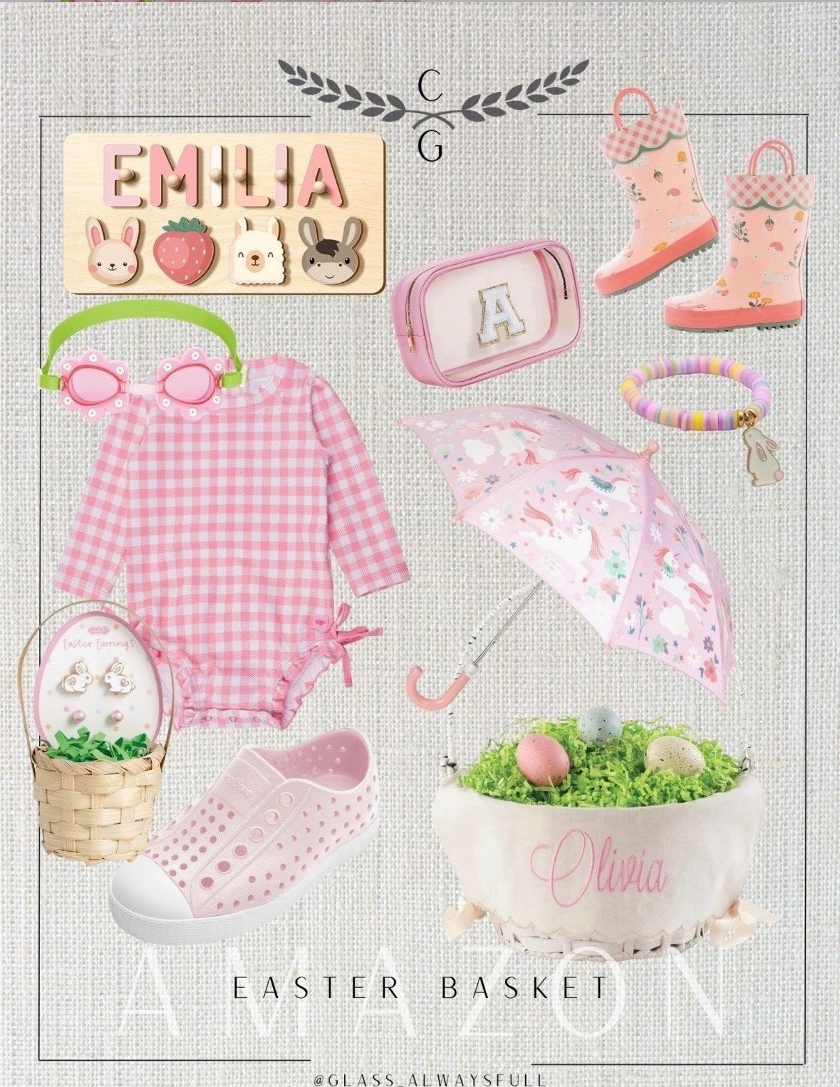 Toddler Easter basket, Amazon Easter basket, Amazon Easter basket stuffers, little girl Easter, Amazon Easter. Glassalwaysfull 

#LTKSeasonal #LTKKids #LTKBaby
