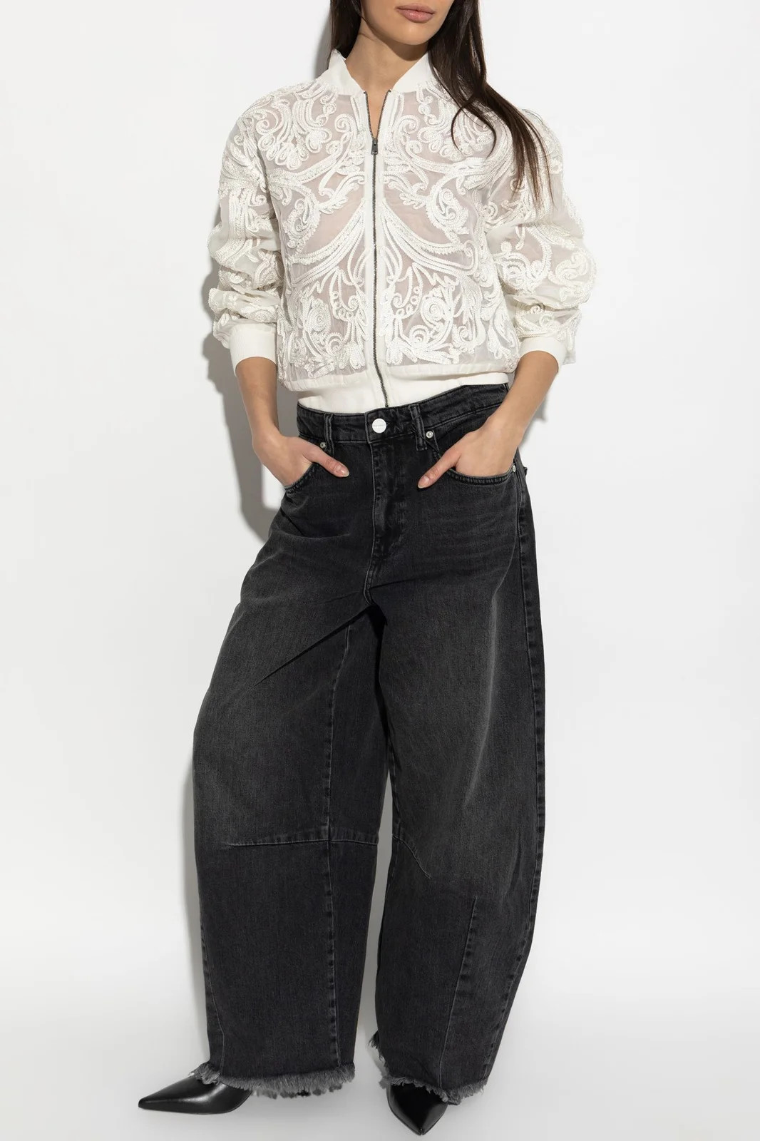 Allsaints Jade Embroidered Bomber Jacket | Cettire Global