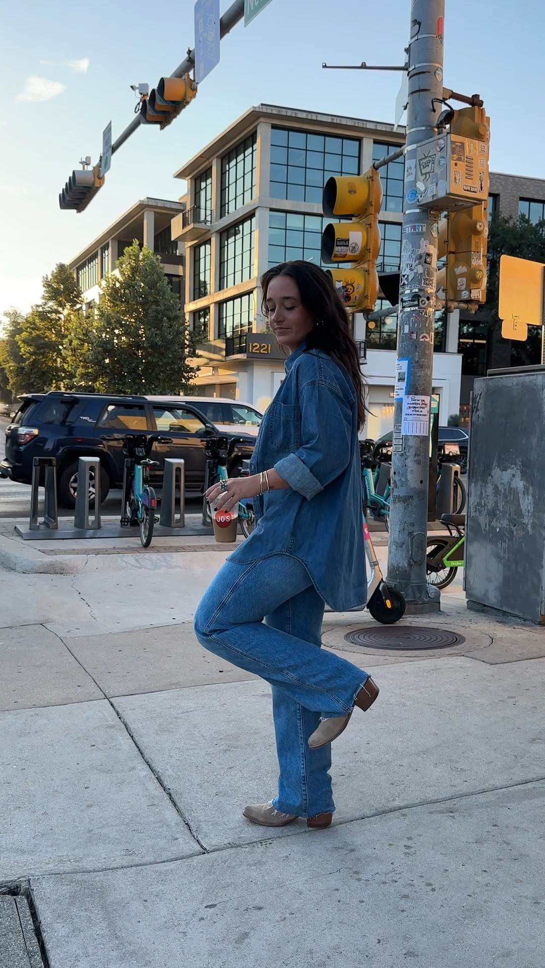 Denim on denim outfit!

#LTKFindsUnder100 #LTKSeasonal #LTKStyleTip