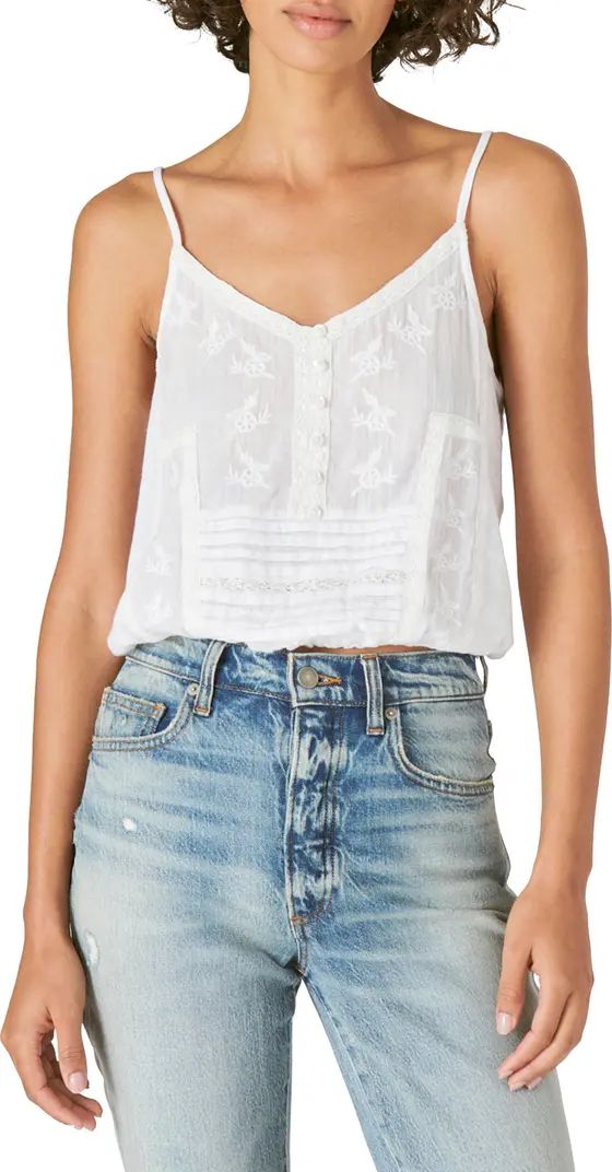 Lucky Brand Embroidered Tank Top | Nordstrom | Nordstrom