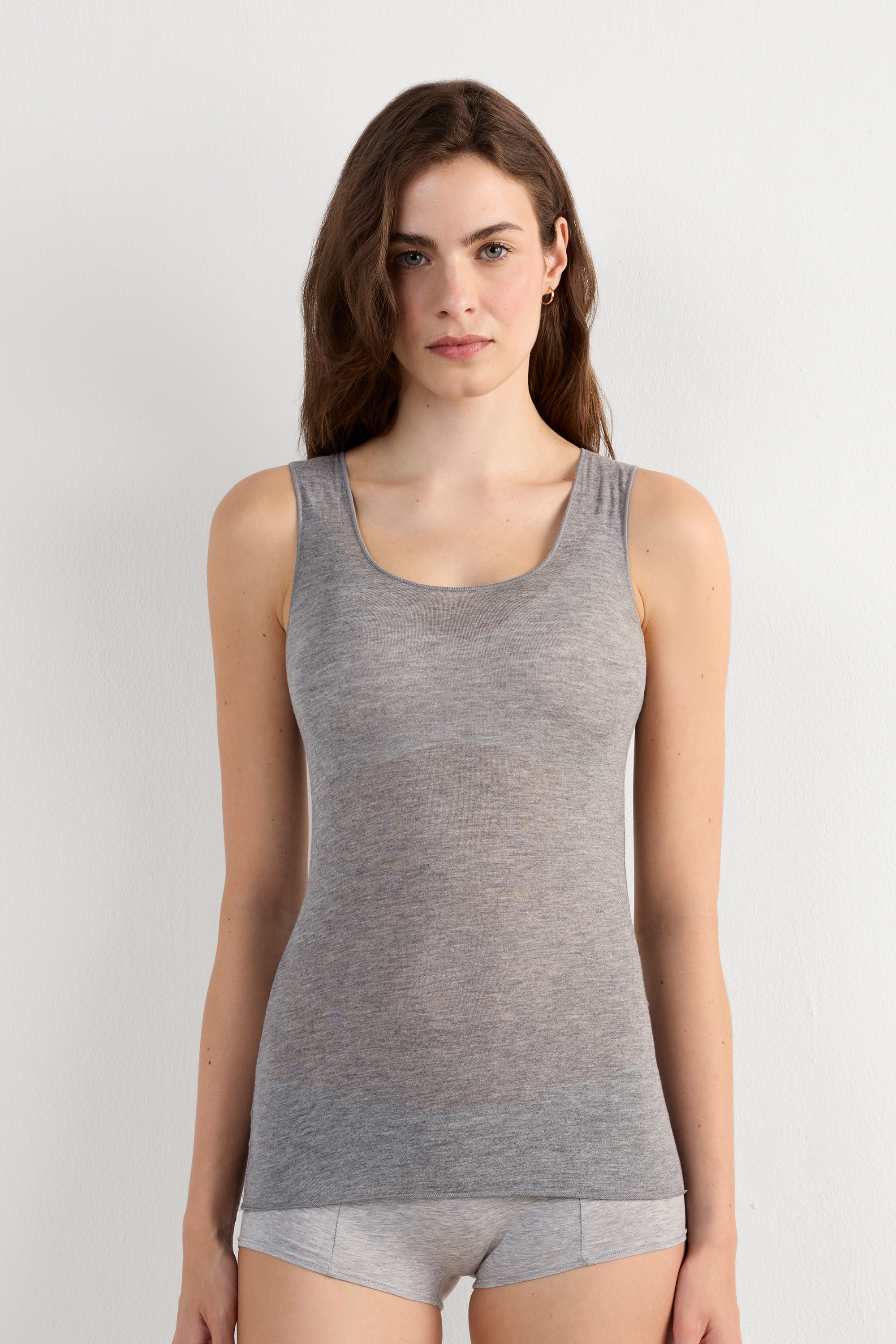 Modal Cashmere Ultralight Wide-Shoulder Top - Intimissimi | Intimissimi (US)