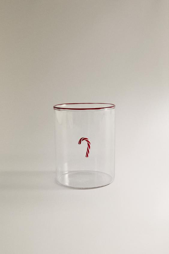 BOROSILICATE GLASS CHRISTMAS FIGURE TUMBLER | Zara US