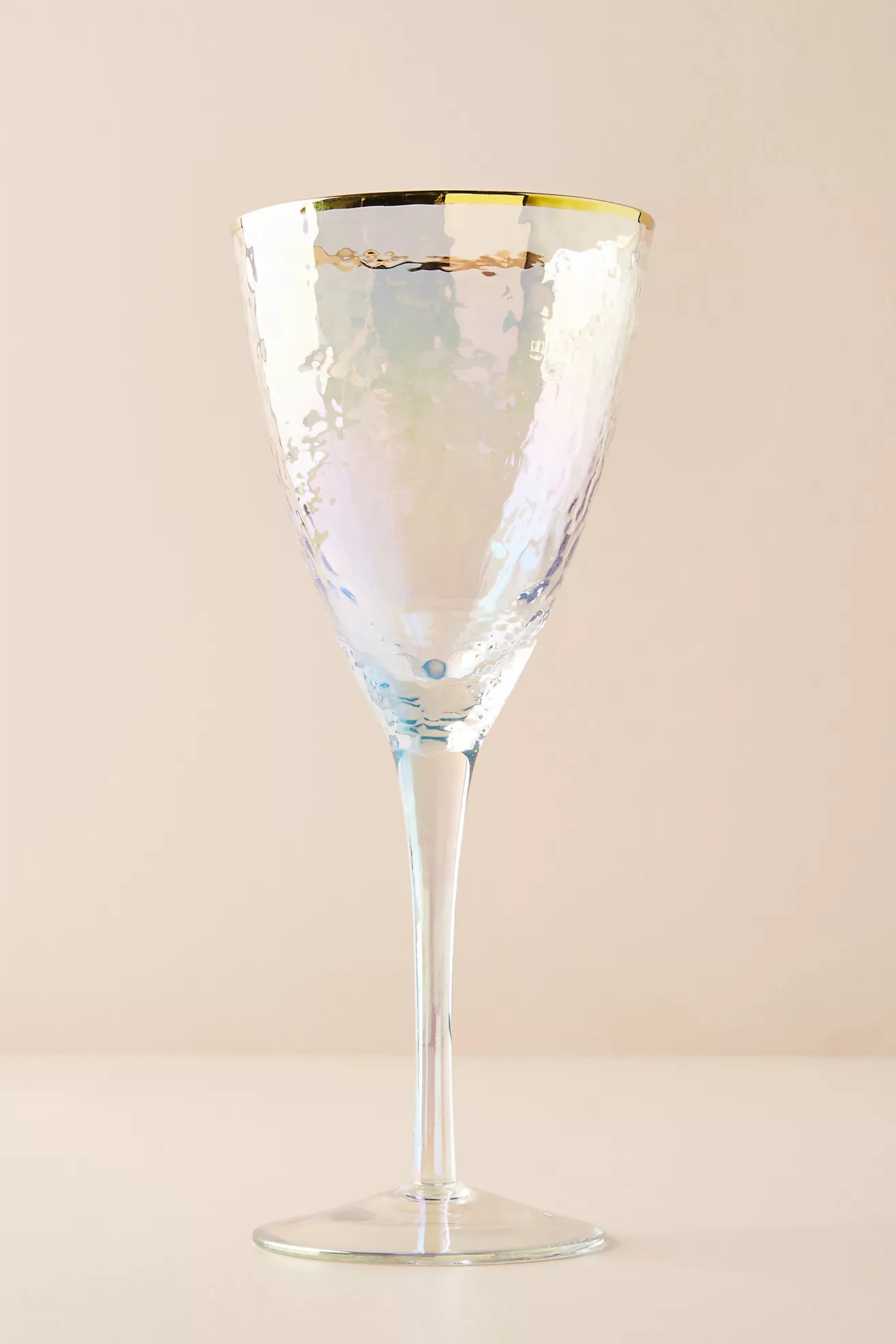 Zaza Lustered Wine Glasses, Set of 4 | Anthropologie (US)