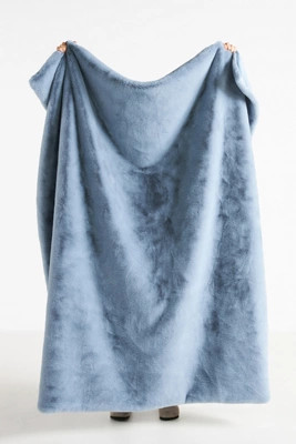 Sophie Faux-Fur Throw Blanket | Anthropologie (US)