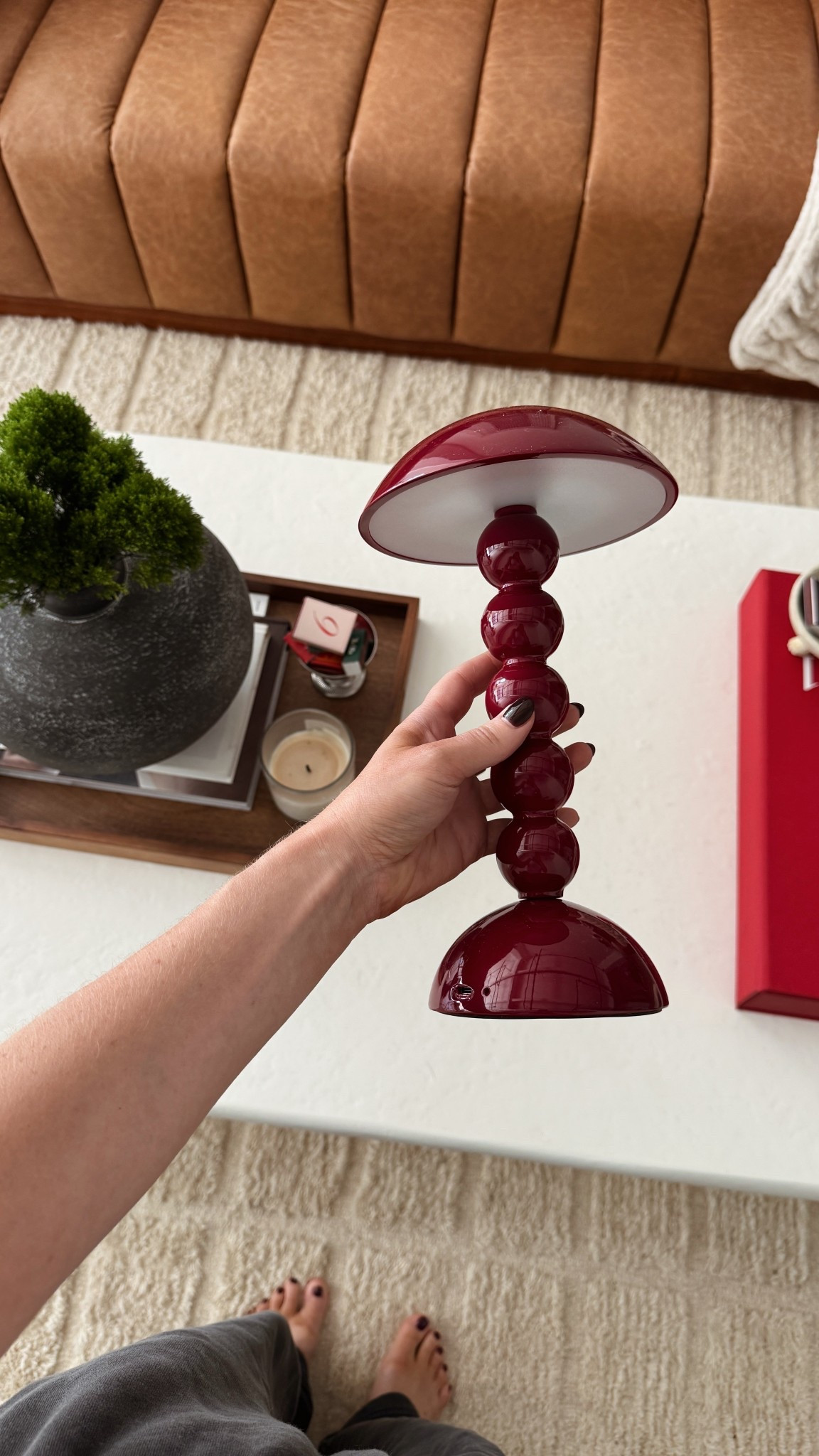 Cutie rechargeable lamp - 3 light settings and comes in a bunch of colors 