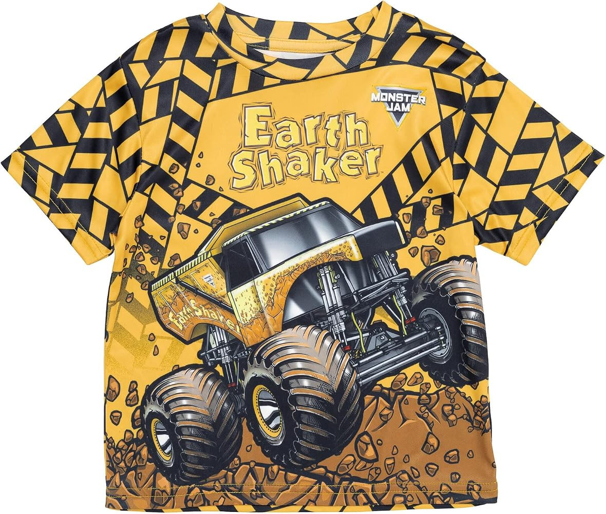 Monster Jam Matching Family T-Shirt Toddler to Adult Grave Digger El Toro Loco Megalodon | Amazon (US)