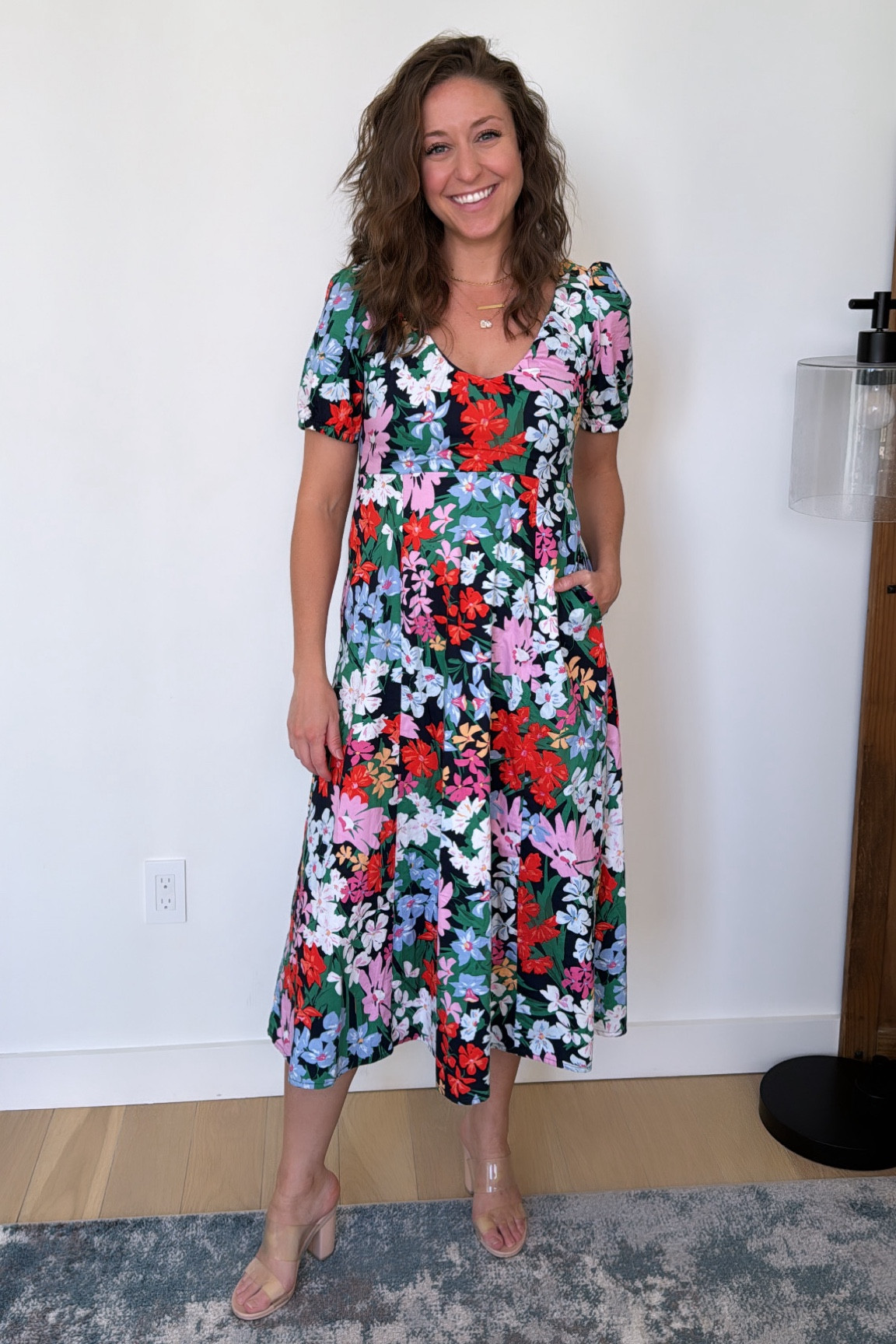 This dress from Old Navy is so multipurpose. Dress it up, dress it down, make it professional…it’s ALWAYS comfortable!

#LTKworkwear #LTKshoecrush #LTKbump