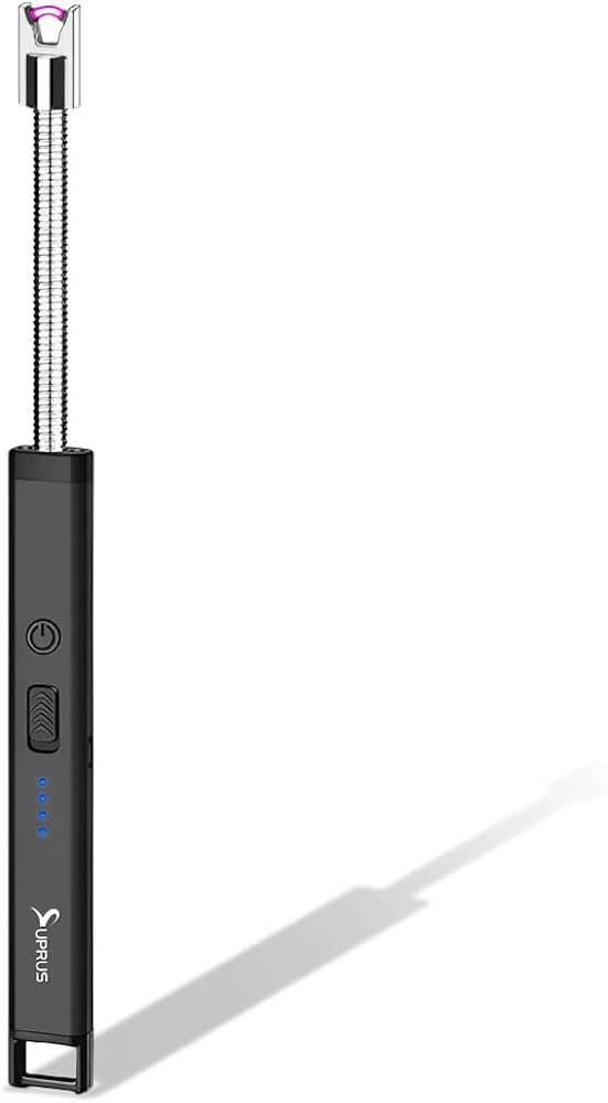 SUPRUS Rechargeable Candle Lighter Electric Arc Lighter Triple Safety Long Lighter Stainless Stee... | Amazon (US)