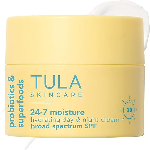 TULA Skin Care 24-7 Hydrating Day Cream SPF - Anti-Aging Moisturizer for Face with SPF 30, Contai... | Amazon (US)