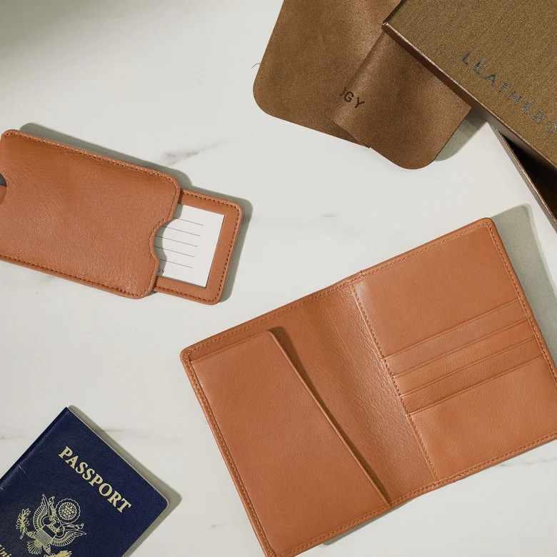 Deluxe Passport Cover + Luggage Tag Set | Leatherology