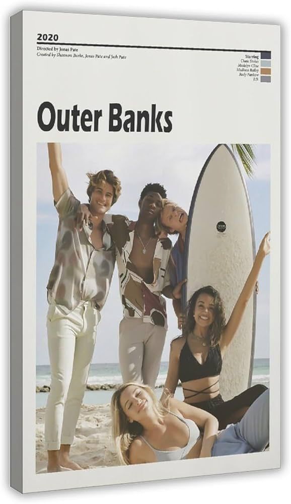 Outer Banks TV Show Canvas Poster Wall Art Decor Print Picture Paintings for Living Room Bedroom ... | Amazon (US)