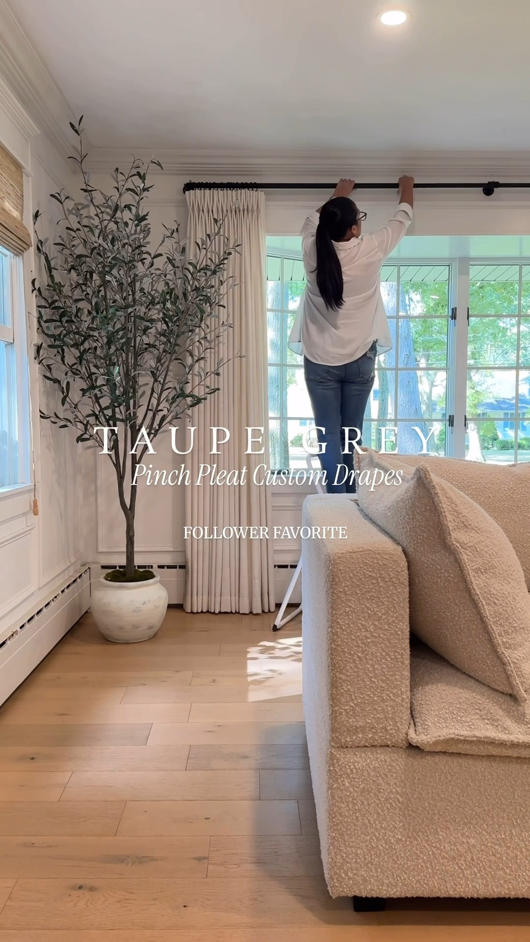 My taupe grey curtains transformed our living room and dining room with its earthy color and beautiful fabric. Shown in taupe grey. 🤎 I also linked my older curtains and similar drapes at a lower price point.

Customized with no privacy liner, and triple pinch pleat. Measured and tailored to fall 1/2 inch from floor for the perfect pleats.


#LTKHome #LTKSaleAlert #LTKmomlife