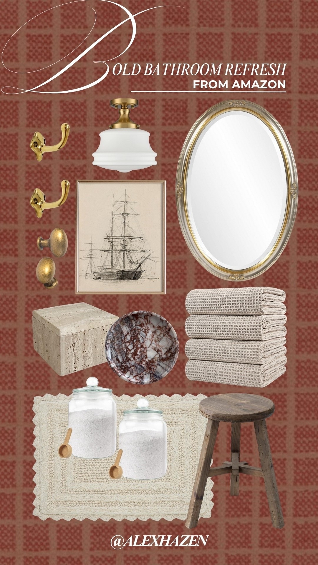 bold bathroom refresh from amazon !! 

#LTKHome