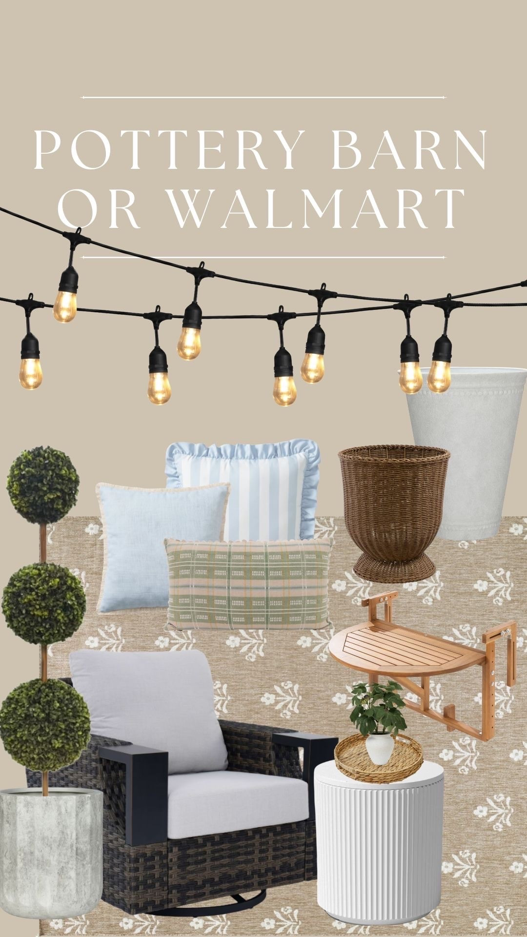 Making small patios less fugly for the summer! Obsessed with all the fabulous @Walmart patio furniture & decor. 🩵☀️ Mixing up some textured colored throw pillows and other decor pieces in the space can make it feel super light and put together.



Walmart finds, Walmart furniture, Walmart patio, patio ideas, patio decor, home inspo, home decor, outdoor patio, outdoor ideas, outdoor decor, home finds

#LTKSeasonal #LTKHome