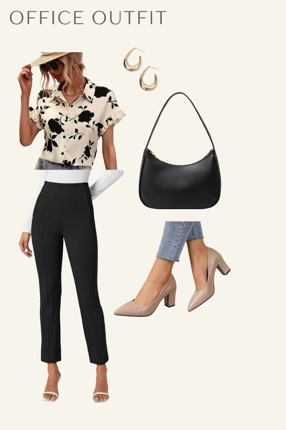 Business casual office outfit 

#LTKstyletip #LTKworkwear #LTKfindsunder50