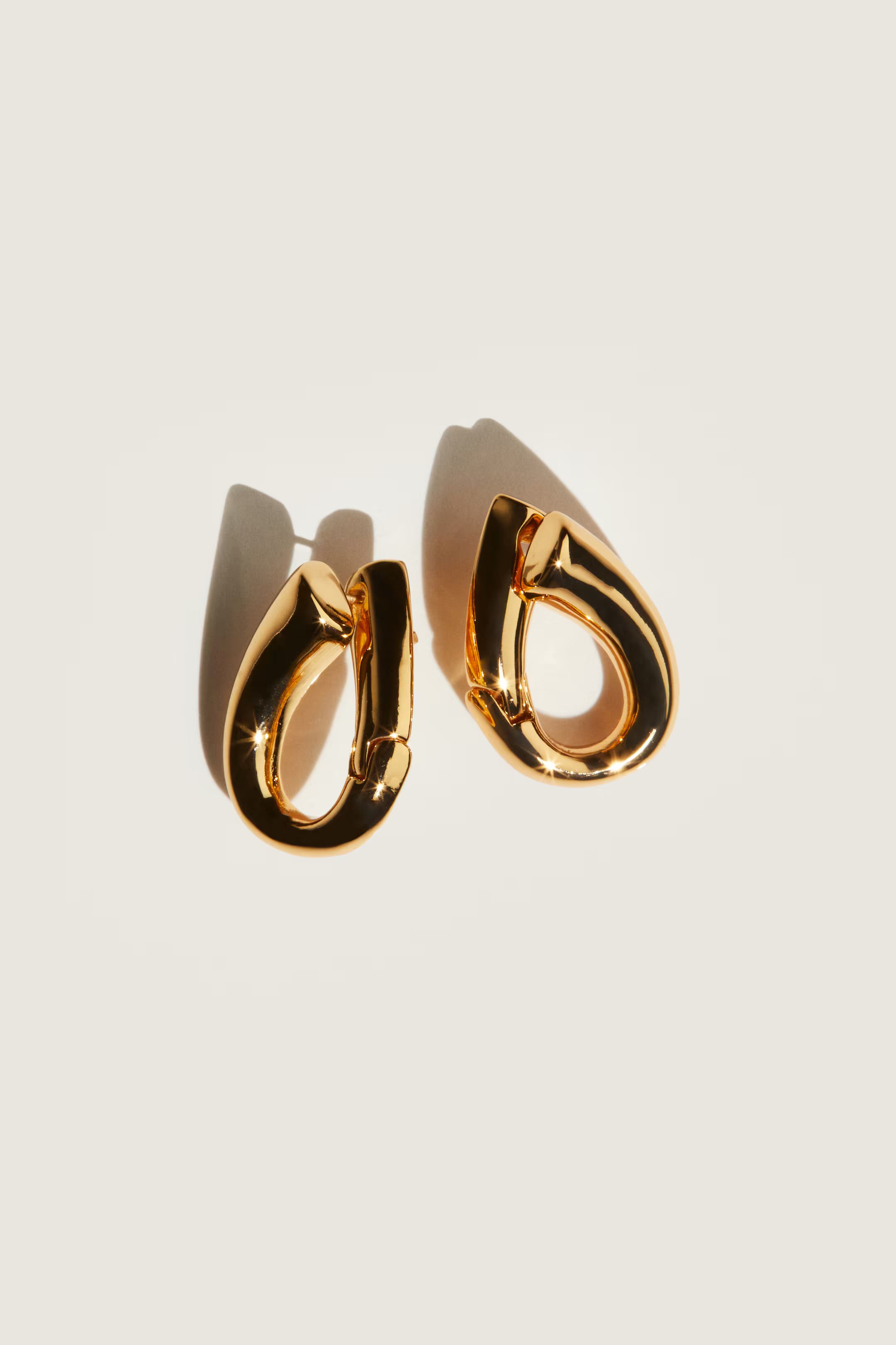 Gold-Plated Hoop Earrings | H&M (US + CA)