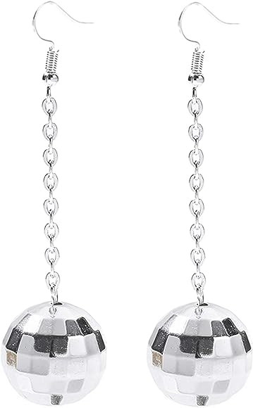 Rave Envy Disco Ball Earrings for Women - 70's Halloween Earrings Women's Costume Accessories - C... | Amazon (US)