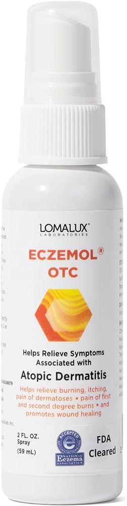Loma Lux New Eczemol OTC Spray Natural & No Sting Hypochlorous for Eczema, Wounds, Burns, Cuts, S... | Amazon (US)