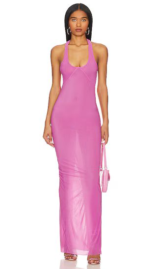 Giada Maxi Dress in Rose Pink | Revolve Clothing (Global)