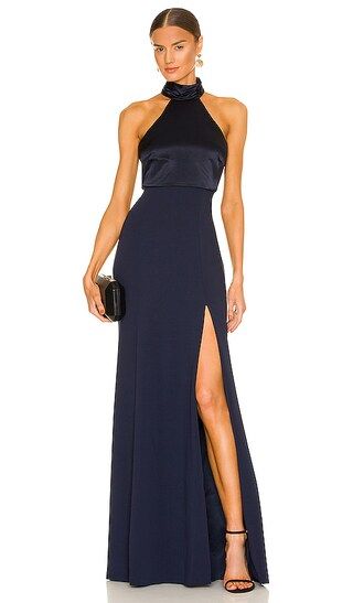 Alexandra Gown in Navy | Navy Blue Wedding Guest Dress Navy Wedding Guest Dress Navy Dress | Revolve Clothing (Global)