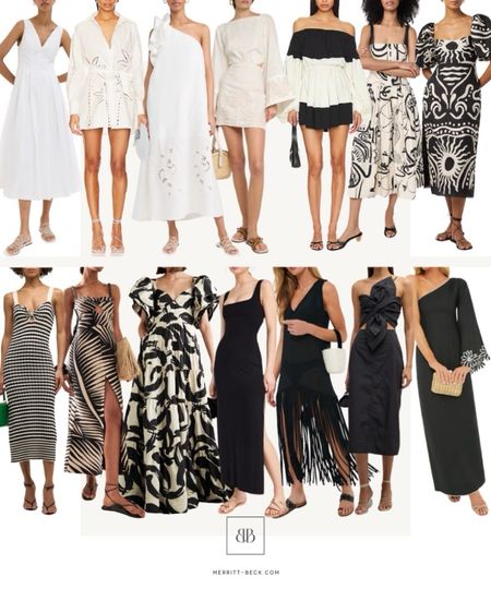 Black and white resort dresses for my neutral lovers! 🖤🤍

#LTKparties #LTKstyletip #LTKSeasonal