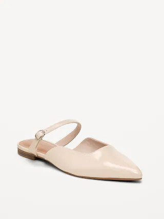 Pointed-Toe Mule Flats for Women | Old Navy (US)
