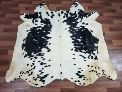 Cowhide Rug Exotic Black&white real Hair on Cow Hide Skin Area Rugs 25sq ft 5x5" | eBay US