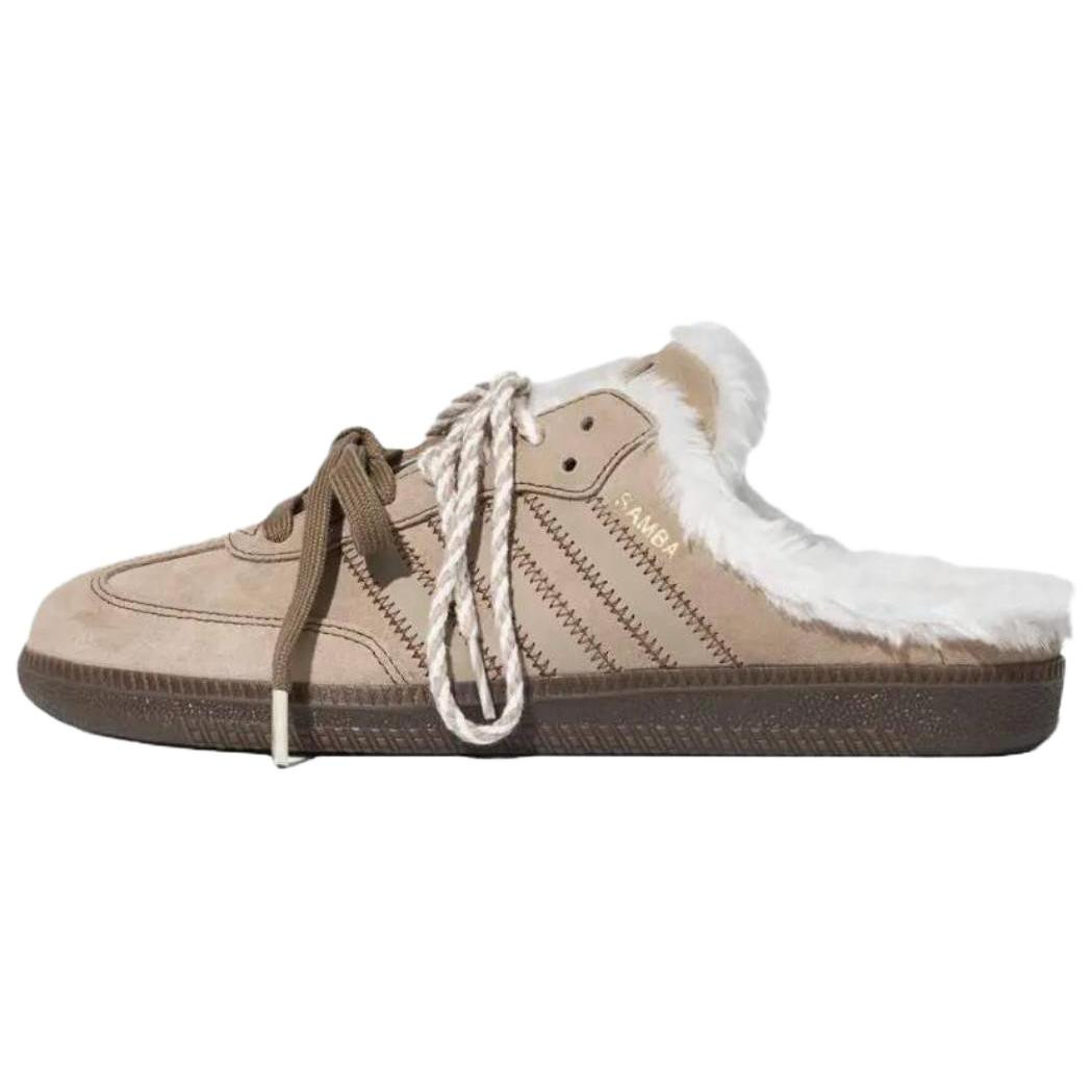 adidas Originals Samba Mule Comfortable Versatile Open-Toe Slippers Unisex Slippers Beige HP5055 | Joom