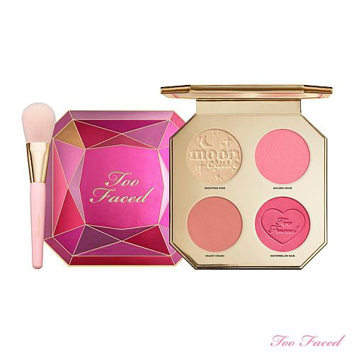 Too Faced Jewel Crush Blush and Highlighter Palette with Brush | HSN