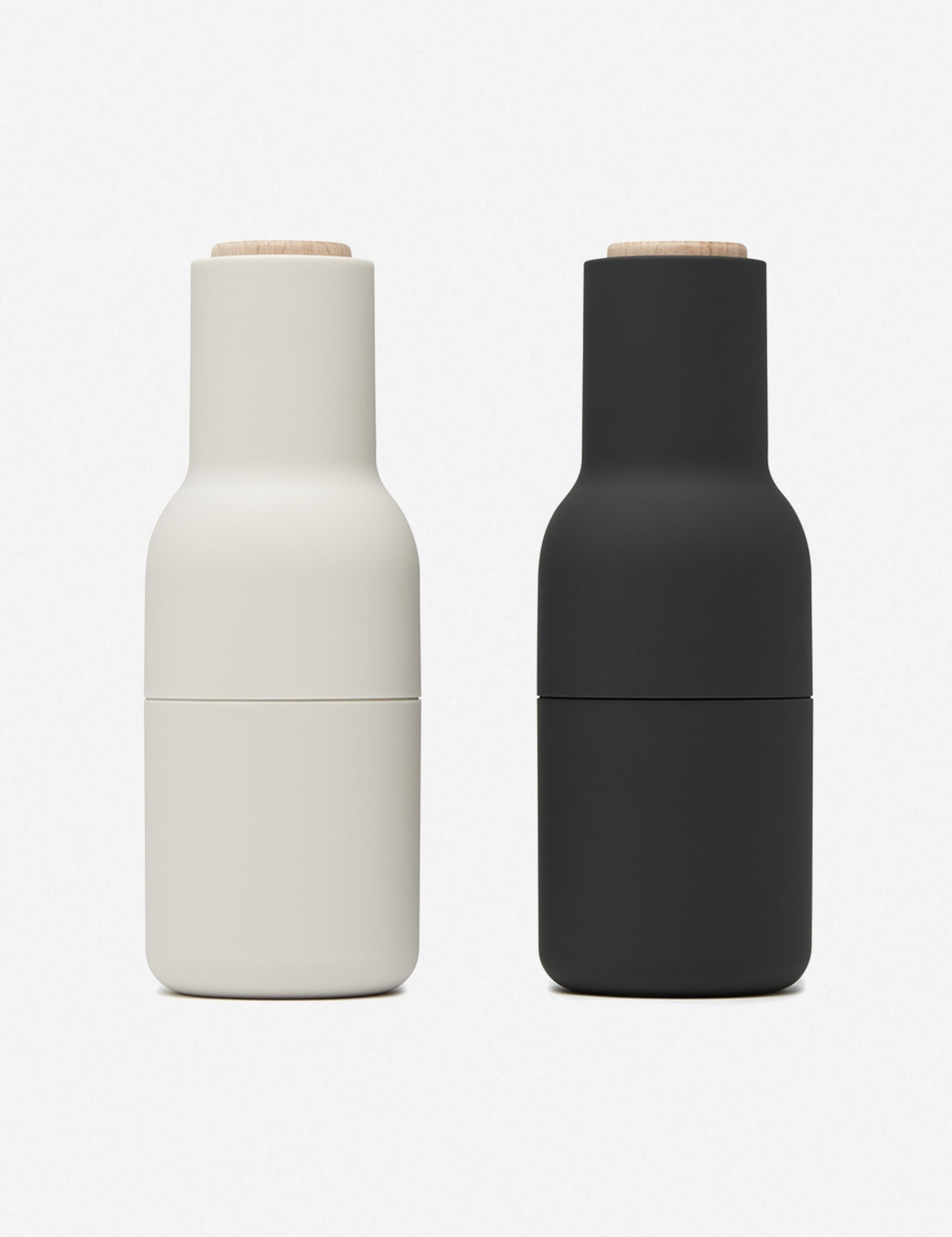 Salt and Pepper Bottle Grinders, Ash (Set of 2) | Lulu and Georgia 