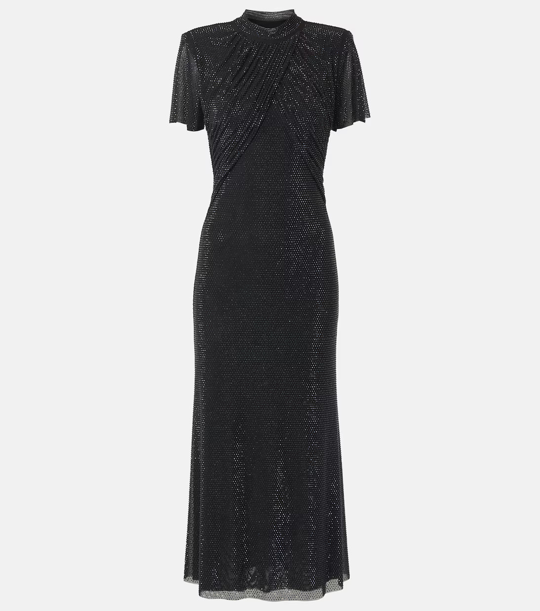 Rhinestone-embellished midi dress | Mytheresa (UK)