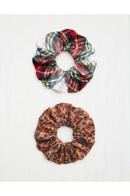 Aerie Flannel Scrunchie | American Eagle Outfitters (US & CA)