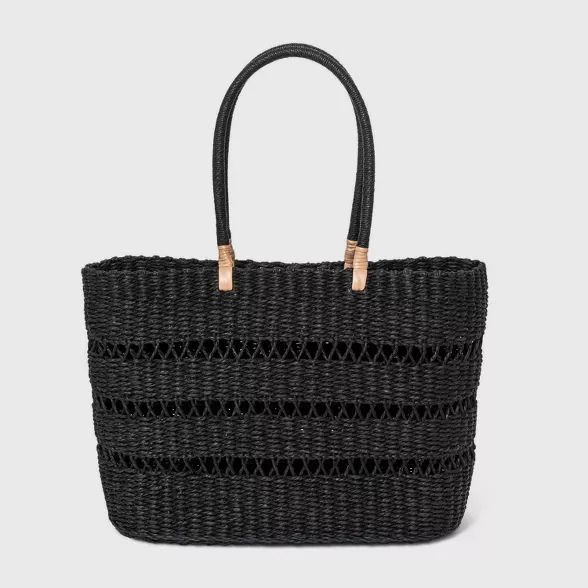 Straw Tote Handbag - A New Day™ | Target