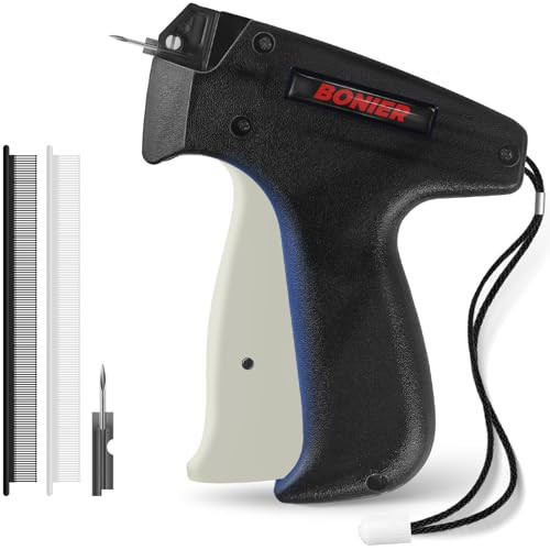 Mini Stitch Gun Kit,1stitch Gun For Clothes,5000 Micro Fasteners(2500 Black & 2500 White),2 Micro Needles,Suitable For Stichy Quick Clothing Fixer, Quilting, Edging,Quick Stitch Sewing Gun Black/Blue | Amazon (US)