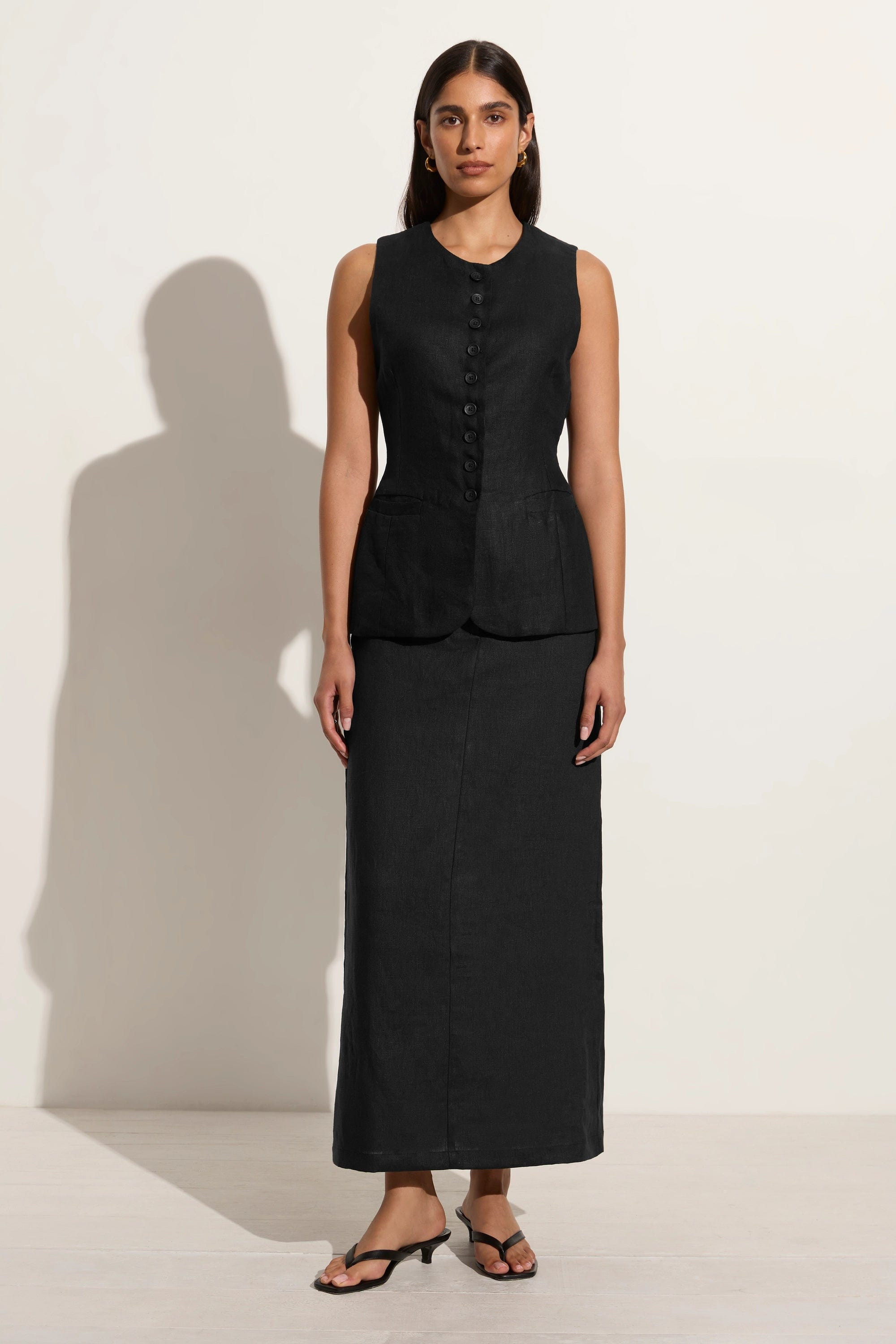 Nelli Skirt Black, M / BLACK | Faithfull (AU)