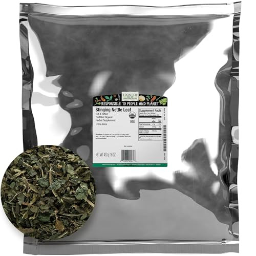 Frontier Co-op Organic Cut & Sifted Stinging Nettle Leaf 1lb | Pack of 2 | Amazon (US)