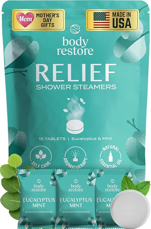 Amazon.com: Body Restore Shower Steamers Aromatherapy 15 Pack – Mothers Day Gifts for Mom, Spa ... | Amazon (US)