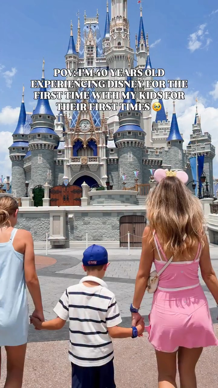 Pretty darn special to experience it all together!🐭✨🎢 I never went to @disney as a child, but it’s magical at 40 experiencing it for the first time with my kids for their first times! Magic Kingdom was everything I dreamed of Disney World being! @disneyparks #disneyparks #disneyworld #ltktravel #disneylife 

Outfits are here: 
Comment SHOP for links!
