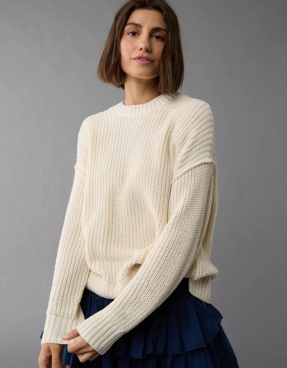 AE Long Weekend Pullover Sweater | American Eagle Outfitters (US & CA)