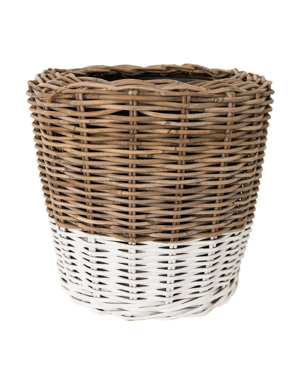 Colorblocked Woven Planter | McGee & Co.