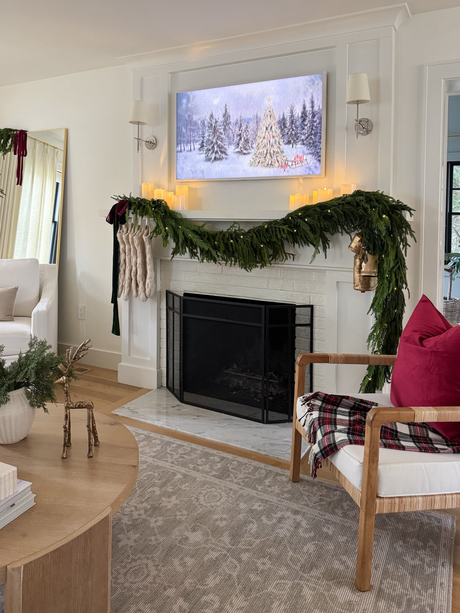 Christmas mantel styling made simple—think layered garlands, candles, soft gold tones, and that timeless Ralph Lauren-inspired holiday look. I pulled together affordable Amazon + Target finds so you can get the designer feel without overspending.

#LTKCyberWeek #LTKSeasonal #LTKHoliday
