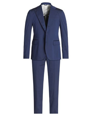 Brian Dales Man Suit Blue Size 40 Cotton, Polyamide, Elastane | YOOX (US)