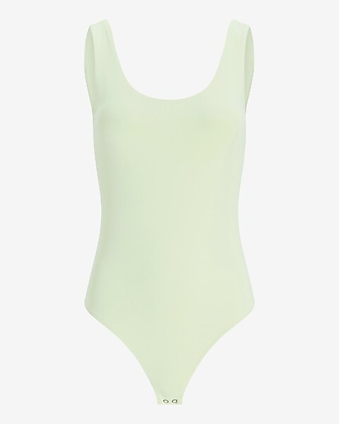 Body Contour Scoop Neck Thong Bodysuit | Express