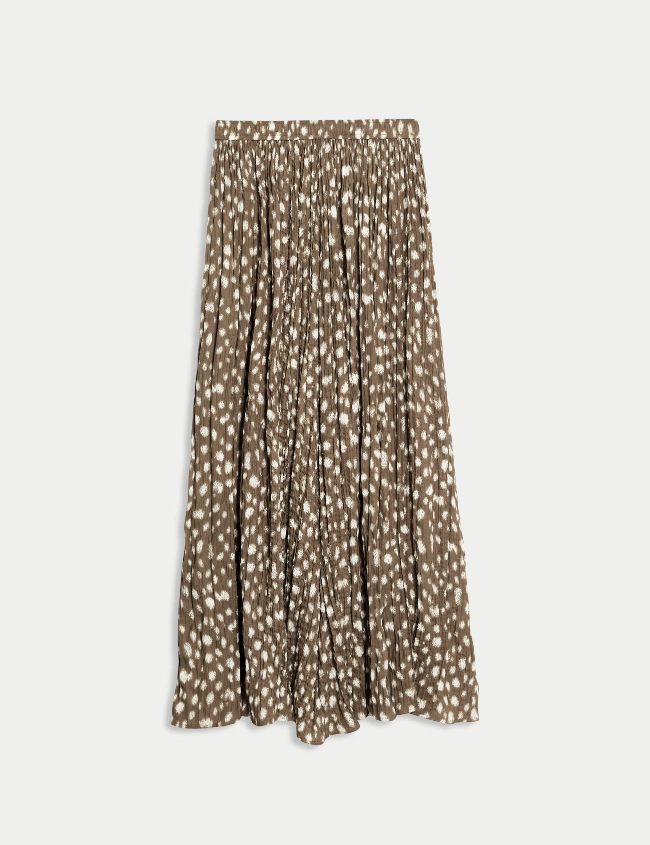 Animal Print Pleated Midaxi Skirt | M&S Collection at M&S | Marks & Spencer (UK)