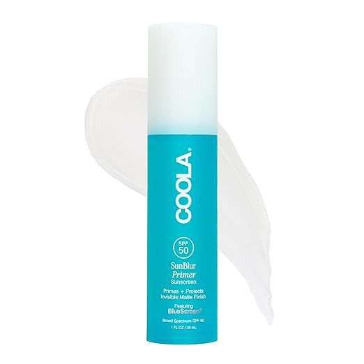 Amazon.com: COOLA SunBlur Makeup Primer with SPF 50, Matte Finish, Sets Makeup for 8 Hour Wear, D... | Amazon (US)